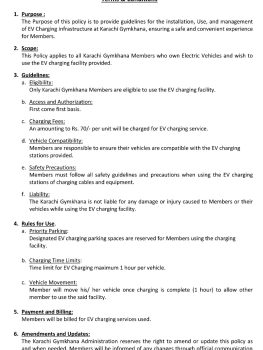 EV Terms