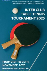 Inter Club Table Tennis