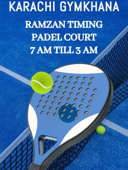 Padel Ramzan Timing