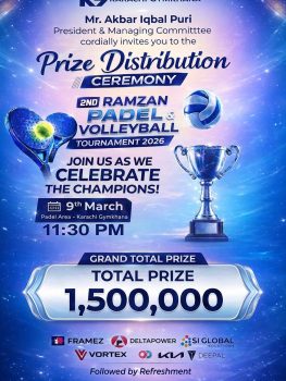 Prize Distribution Padel