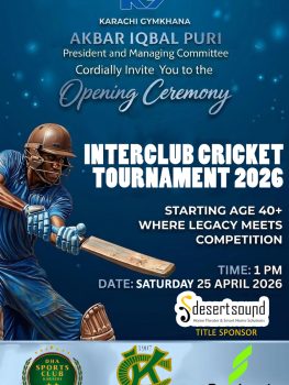 Cricket Interclub Tounament