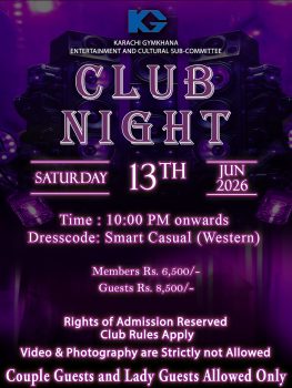Club Night Jun 2026