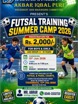 Futsal Summer Camp